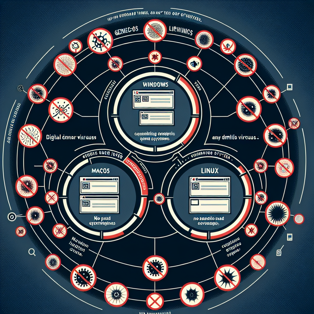 ¿Cómo afectan los virus a los diferentes sistemas operativos (Windows, macOS, Linux)?